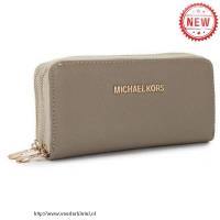 michael kors saffiano continental groot grijs portefeuilles Outlet In Roermond hi2g6929